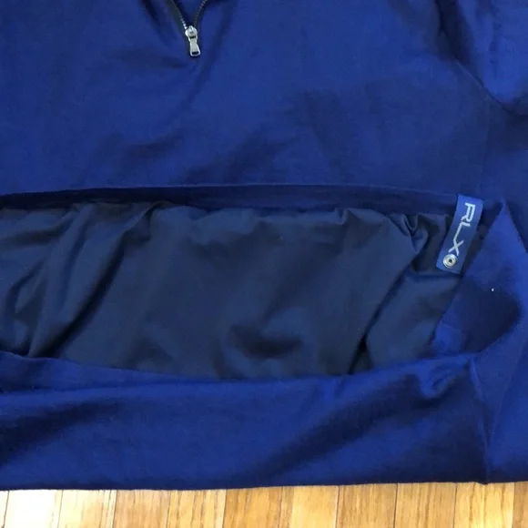 Ralph Lauren RLX performance wind blocking sweater navy blue men’s L - Picture 7 of 8